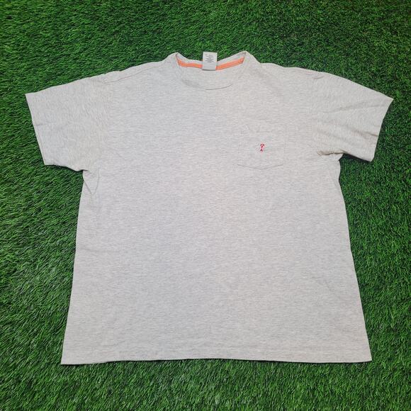 VTG 90s GUESS USA Made in USA Pocket T-Shirt Mens XL Boxy Fit Preppy - Picture 1 of 8